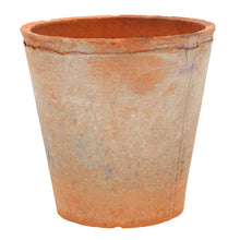 Load image into Gallery viewer, Aged Terracotta Plant Pots With Saucers - *Local Delivery or Local Pick Up Only*