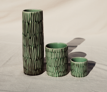 Load image into Gallery viewer, Green Glazed Vases