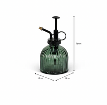 Load image into Gallery viewer, Green Glass Plant Spray Mister