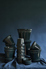 Load image into Gallery viewer, Copenhagen Blue Glazed Plant Pots - *Local Delivery or Local Pick Up Only*