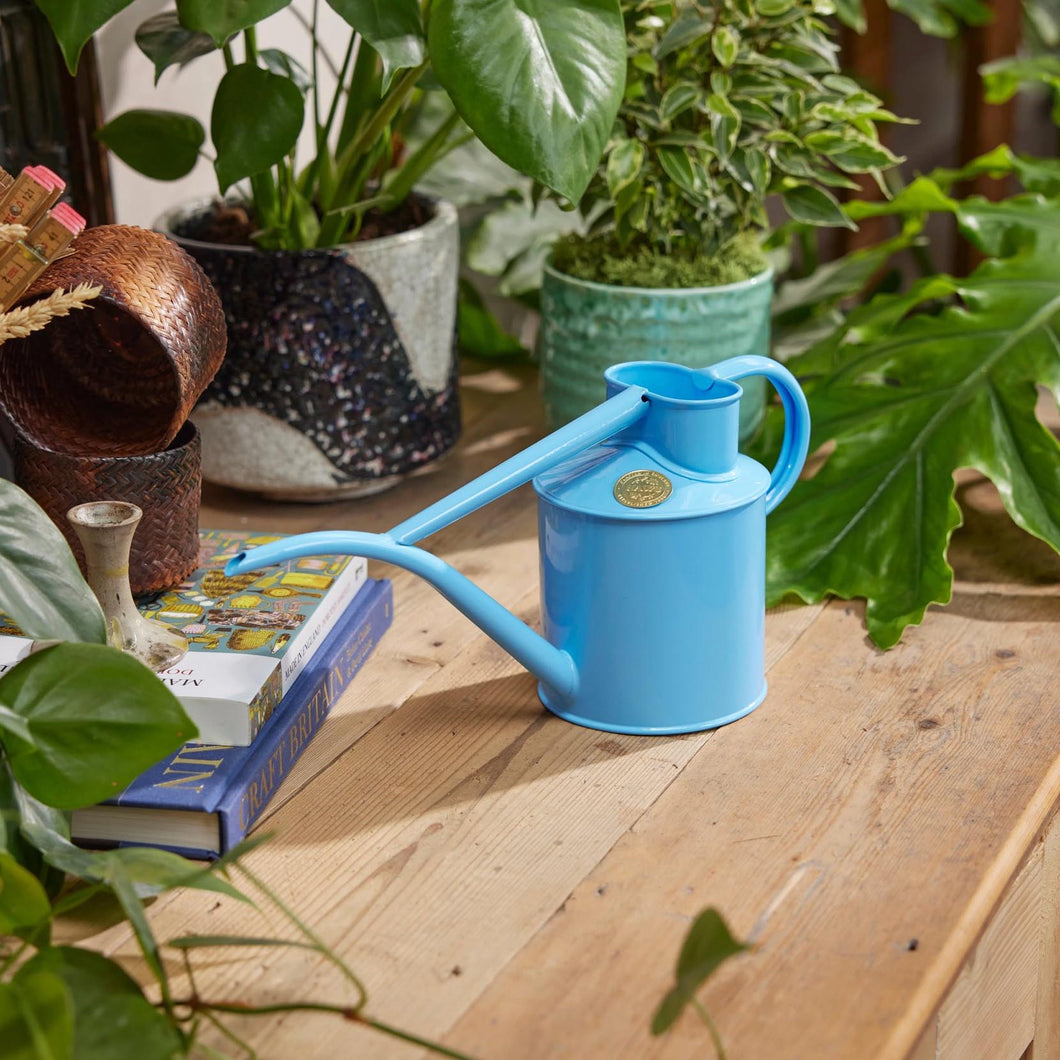 Haws Fazeley Flow Sky Blue Watering Can - Two Pint