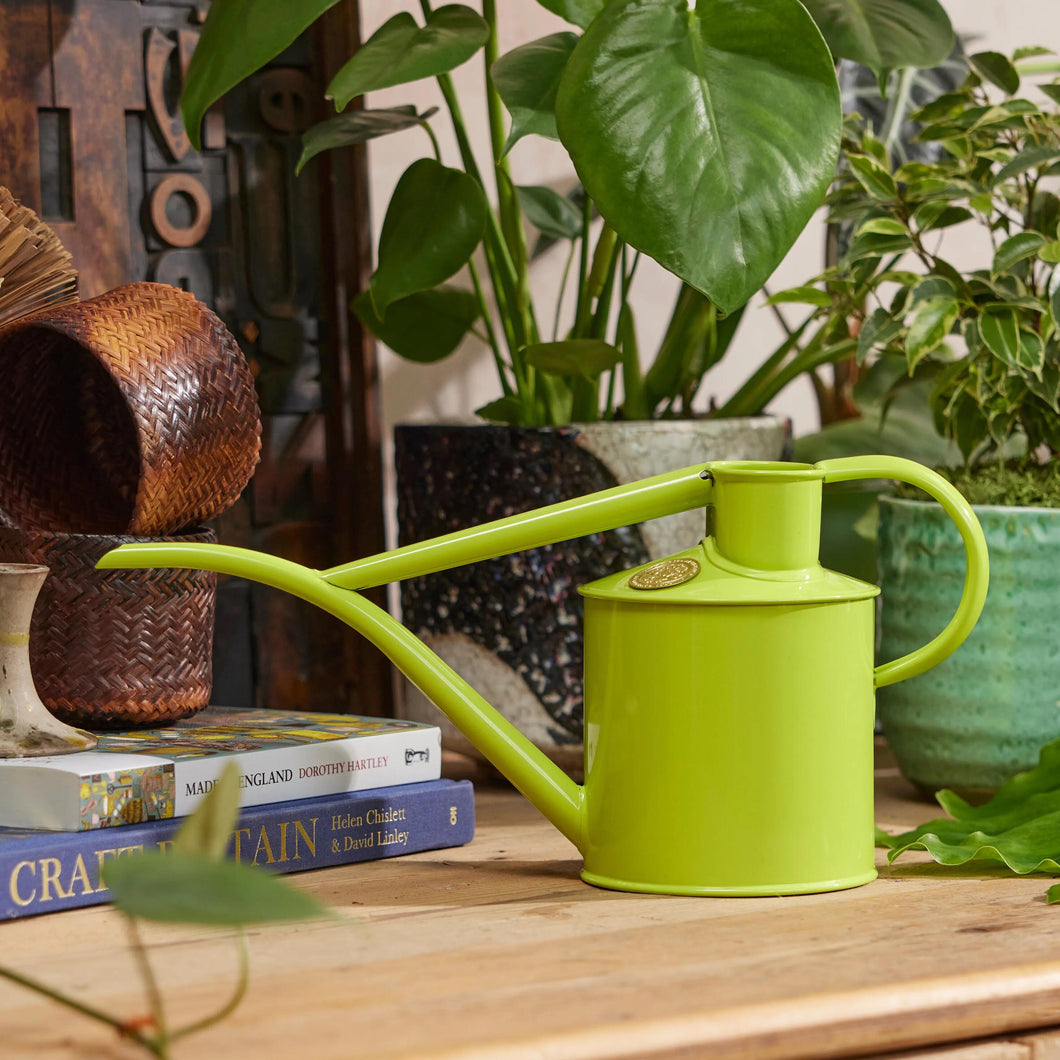 Haws Fazeley Flow Apple Green Watering Can - Two Pint