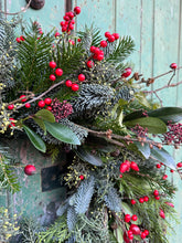 Load image into Gallery viewer, Handmade Red Berry Wreath
