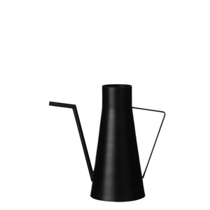 Tall Black Metal Watering Can