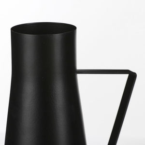 Tall Black Metal Watering Can