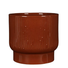 Load image into Gallery viewer, Linear Textured Glazed Plant Pots - *Local Delivery or Local Pick Up Only*
