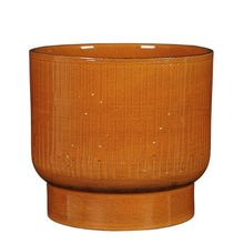 Load image into Gallery viewer, Linear Textured Glazed Plant Pots - *Local Delivery or Local Pick Up Only*
