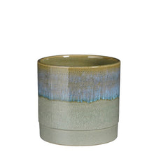 Load image into Gallery viewer, Blue Retro Textured Glazed Plant Pots - *Local Delivery or Local Pick Up Only*
