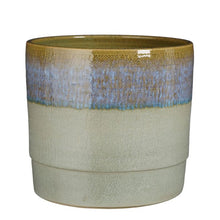 Load image into Gallery viewer, Blue Retro Textured Glazed Plant Pots - *Local Delivery or Local Pick Up Only*
