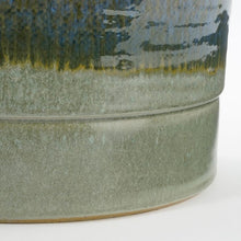 Load image into Gallery viewer, Blue Retro Textured Glazed Plant Pots - *Local Delivery or Local Pick Up Only*
