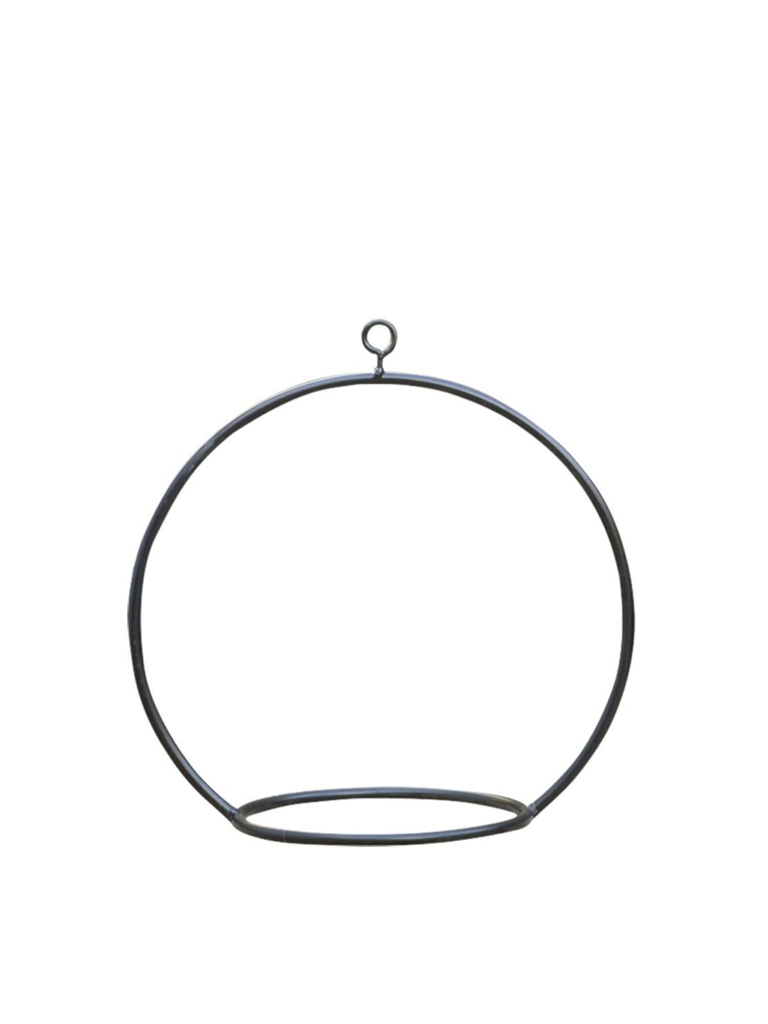 metal hoop hanging planter Metal Hanging Plant Hoop – Pilea Plant Shop