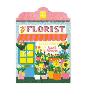 Florist Shop Greetings Card