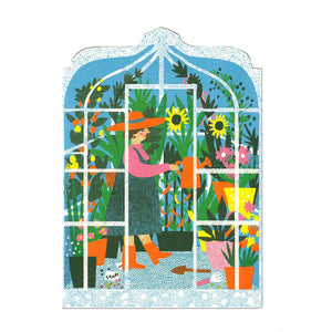 Greenhouse Greetings Card