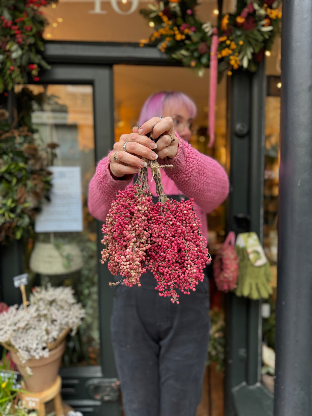 Dried Pepperberries / Schinus molle - Price Per Bunch
