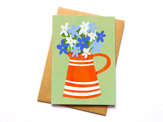 Bea and Me Studio Red Jug Card – Pilea Plant Shop