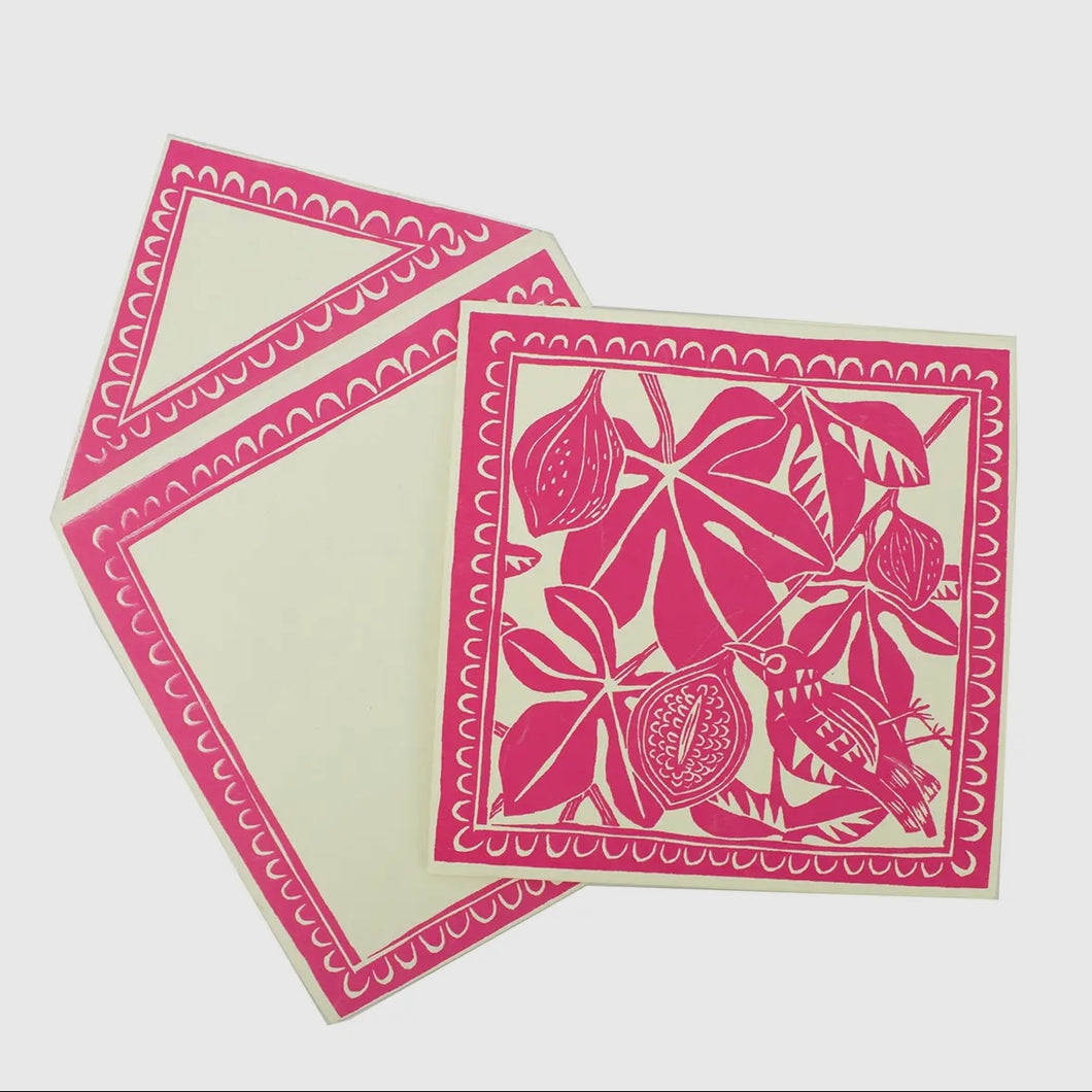 Fig Eater Greetings Card