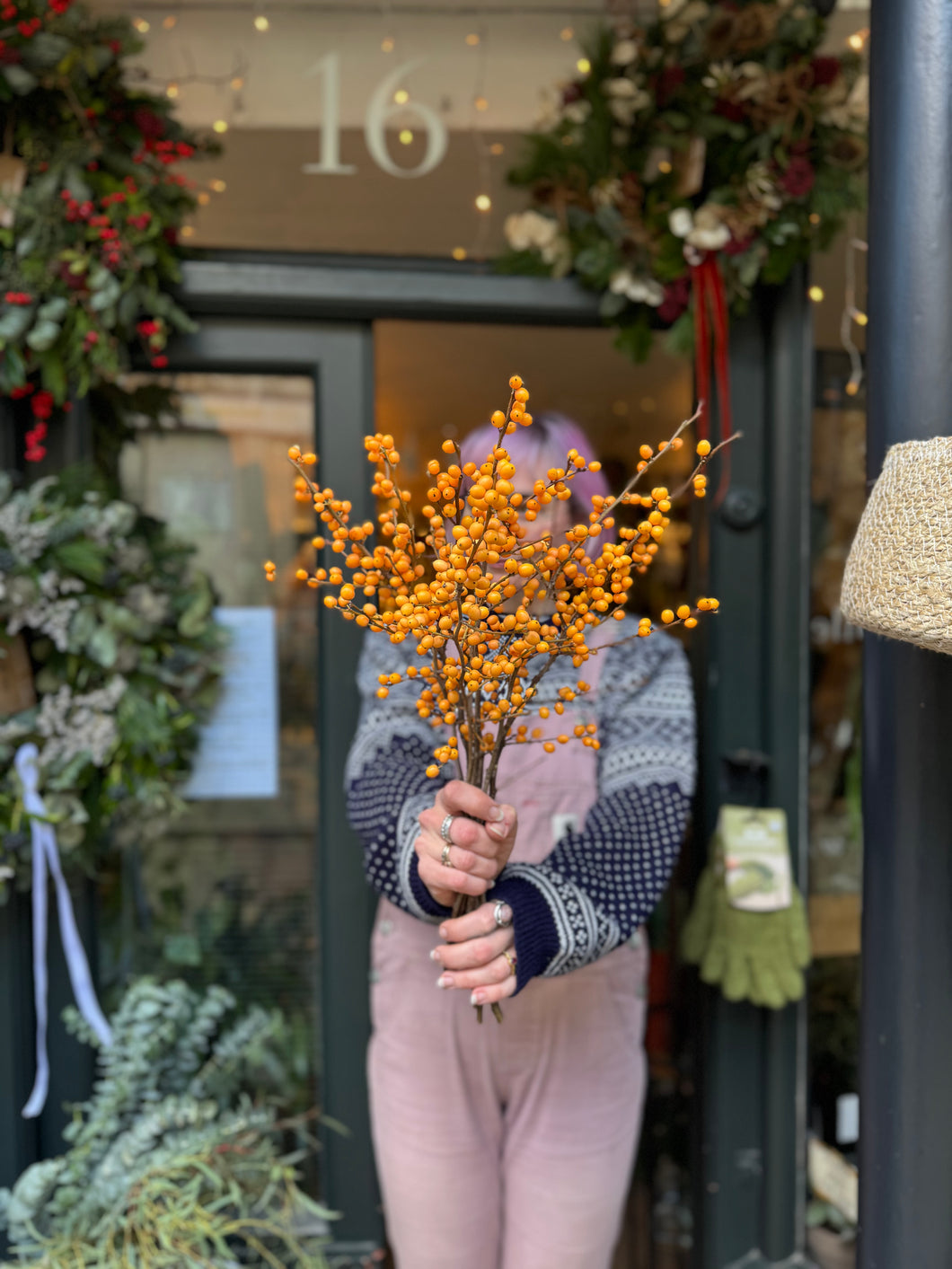 Ilex Golden Verboom / American Winterberry / Holly Berries - Price Per Stem