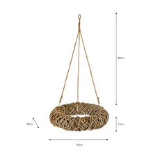 Load image into Gallery viewer, Hanging Rattan Wreath Frame
