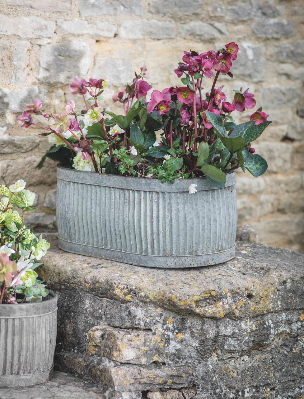 Vintage Oval Trough Planters - *Local Delivery or Local Pick Up Only*