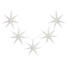 Load image into Gallery viewer, Recycled Cotton Christmas Star Garland
