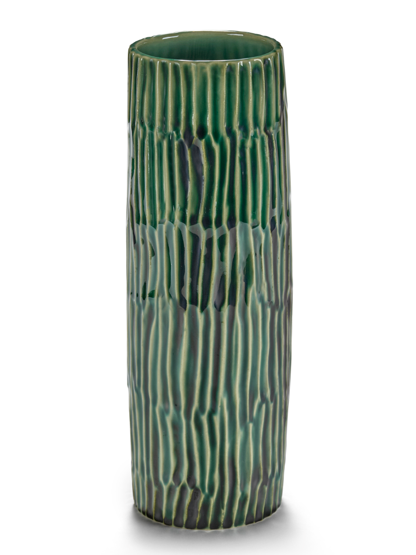 Green Glazed Vases