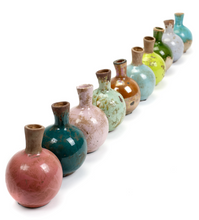 Load image into Gallery viewer, Colourful Glazed Bud Vases
