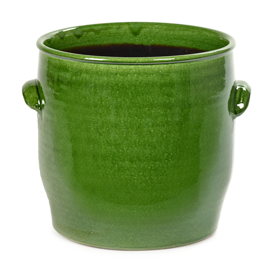Green Jar Glazed Plant Pots - *Local Delivery or Local Pick Up Only*