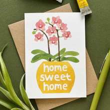 Load image into Gallery viewer, Katrina Sophia Home Sweet Home Orchid Card
