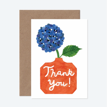 Load image into Gallery viewer, Katrina Sophia Hydrangea Thank You Card
