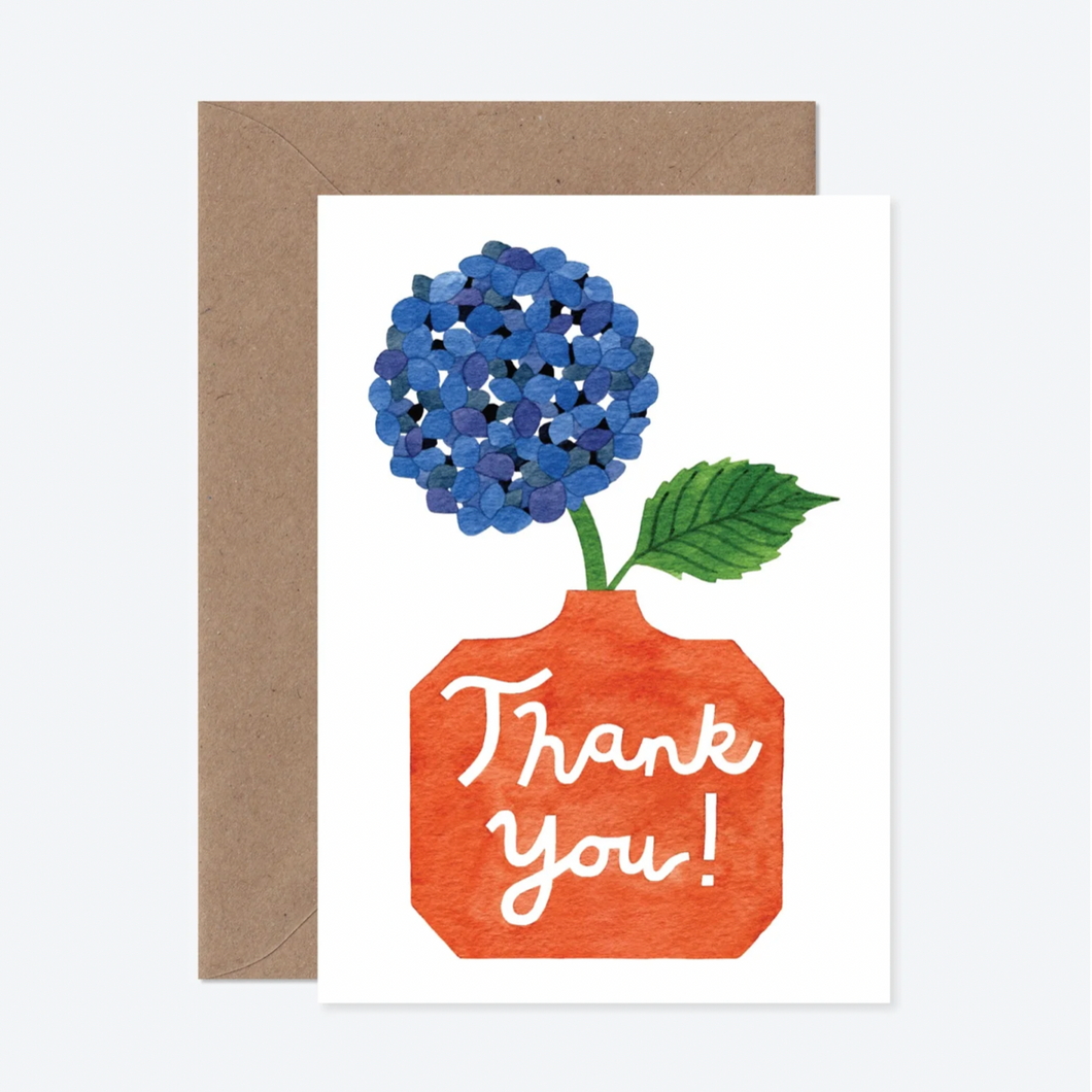 Katrina Sophia Hydrangea Thank You Card