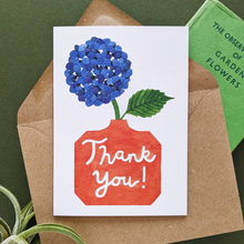 Load image into Gallery viewer, Katrina Sophia Hydrangea Thank You Card
