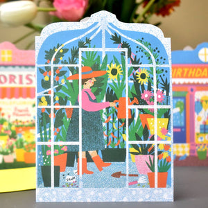 Greenhouse Greetings Card