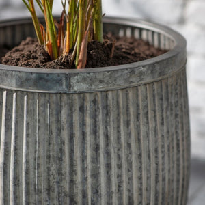 Ribbed Steel Planters - *Local Delivery or Local Pick Up Only*