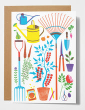 Load image into Gallery viewer, Printer Johnson Garden Tools Card
