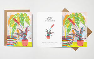 Printer Johnson Bromeliad Card