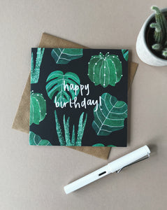 Katrina Sophia Houseplant Happy Birthday Card