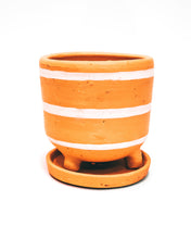 Load image into Gallery viewer, Striped Leg Pot
