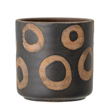Load image into Gallery viewer, Black Circle Plant Pots
