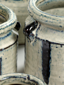 Blue & White Glazed Pot