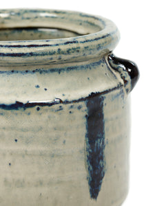 Blue & White Glazed Pot