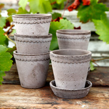 Load image into Gallery viewer, Helena Grey Plant Pots - *Local Delivery or Local Pick Up Only*
