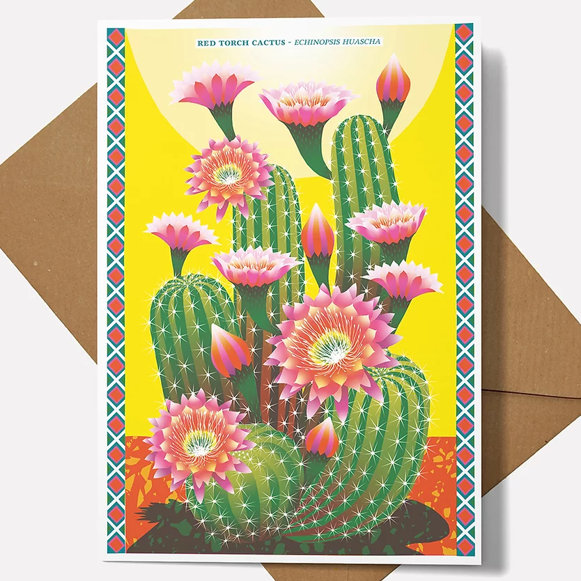 Printer Johnson Cactus Card