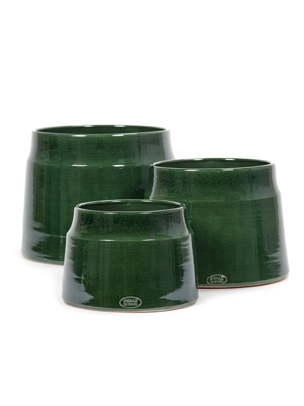 Dark Green Glazed Pots - *Local Delivery or Local Pick Up Only*
