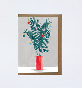 Elsa Rose Frere Christmas Palm Plant Card