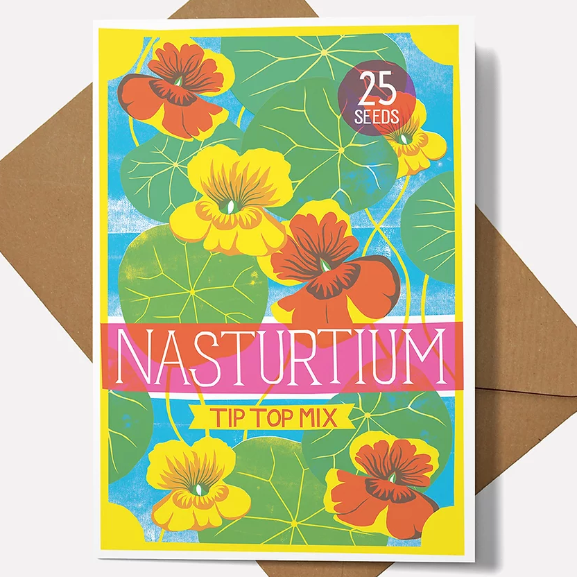 Printer Johnson Nasturtiums Card