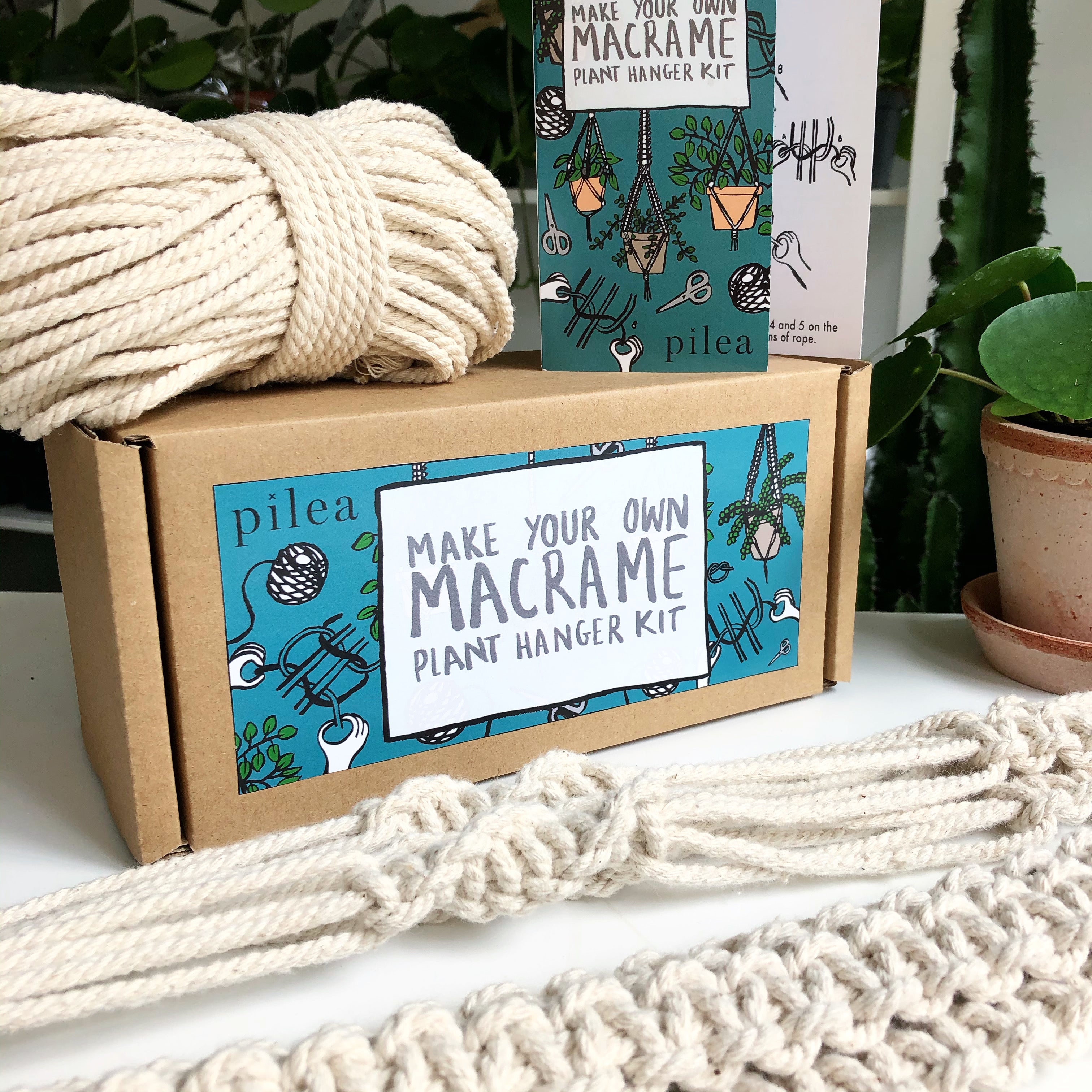 macrame plant hanger make your own Macrame Plant Hanger Kit