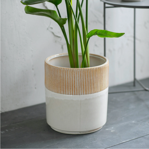 Linear Pattern Plant Pots - *Local Delivery or Local Pick Up Only*