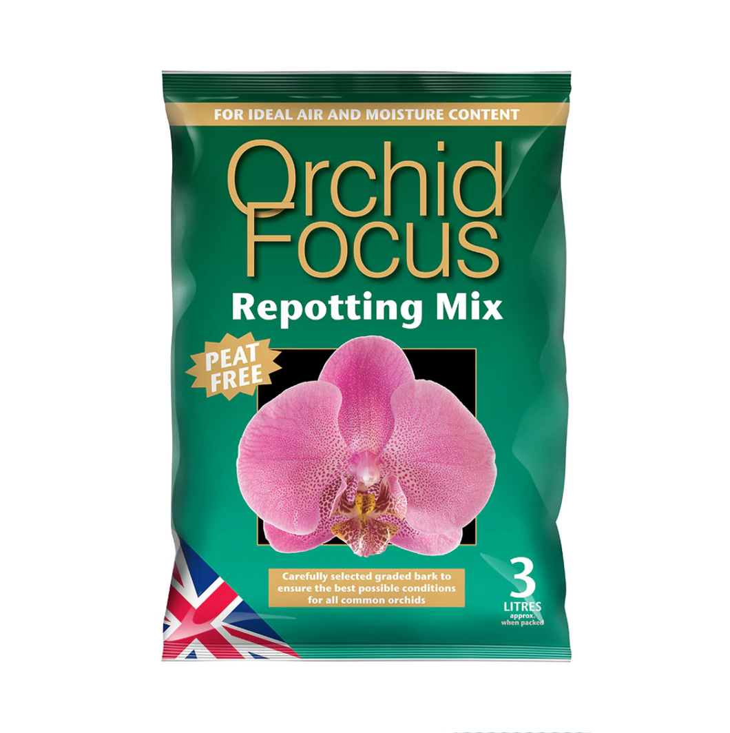 Orchid Bark Focus Repotting Mix Peat Free