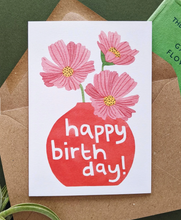 Load image into Gallery viewer, Katrina Sophia Cosmos Happy Birthday Card
