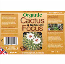 Load image into Gallery viewer, Organic Cactus &amp; Succulent Feed 300ml
